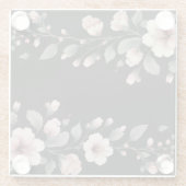 Midnight Tropics Glazen Onderzetter (Achterkant)