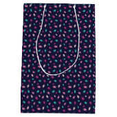 Midnight Twinkle Lights Medium Gift Bag Cadeauzakje (Achterkant)