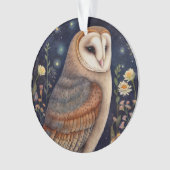 Midnight Uil Acryl Ornament (voorkant)