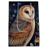 Midnight Uil Gift Bag Medium Cadeauzakje (Achterkant)