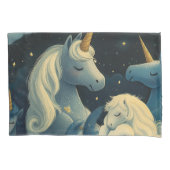 Midnight Unicorn Slumber Party Kussensloop (Voorkant)