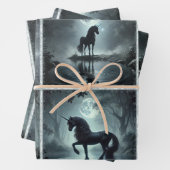 Midnight Unicorns inpakpapier (In situ)