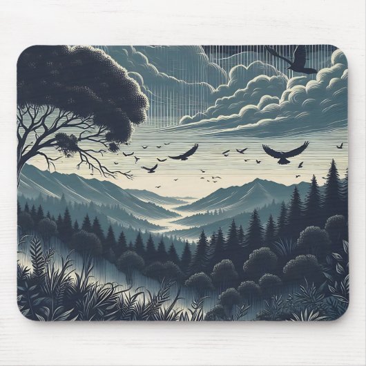 Midnight Valley Mousepad Muismat (Voorkant)