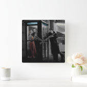 Midnight Vierkante Klok (Huis)