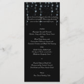 Midnight Vineyard Bruiloft Menu (Voorkant)