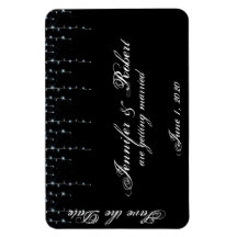 Midnight Vineyard Bruiloft Save the Date