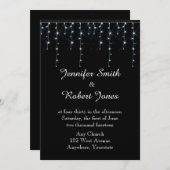 Midnight Vineyard bruiloft uitnodiging (Voorkant / Achterkant)