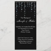 Midnight Vineyard huwelijksprogramma Programmakaart (Voorkant)