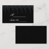 Midnight Vineyard Wedding Place Card Plaatskaartje (Voorkant / Achterkant)