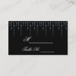 Midnight Vineyard Wedding Place Card Plaatskaartje
