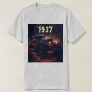 MIDNIGHT VINTAGE CAR 1937 T-Shirt
