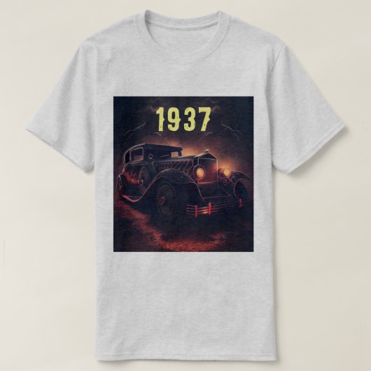 MIDNIGHT VINTAGE CAR 1937 T-Shirt (Design voorkant)