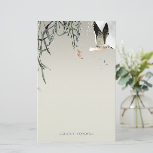 Midnight Vist Trip Personeel Briefpapier (Staand voorkant)