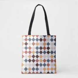 Midnight Voyage Harlequin Tote Bag