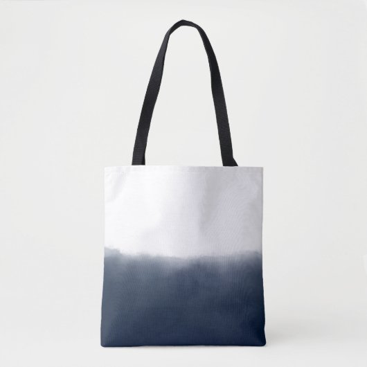 Midnight Watercolor Tote Bag (Voorkant)