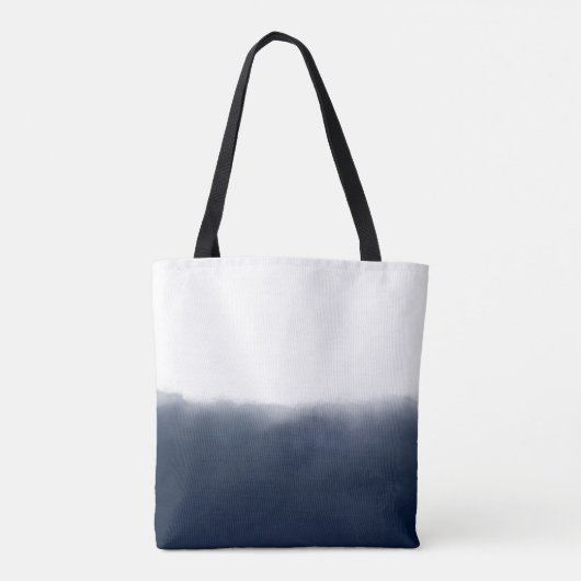 Midnight Watercolor Tote Bag (Achterkant)