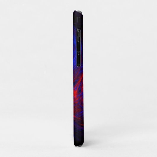 Midnight Wave - Abstracte fractale kunst Case-Mate iPhone Case (Achterkant/links)