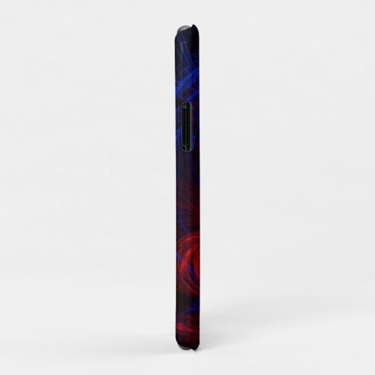 Midnight Wave - Abstracte fractale kunst Case-Mate iPhone Case (Achterkant/rechts)