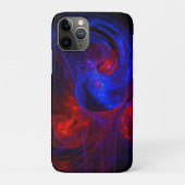Midnight Wave - Abstracte fractale kunst Case-Mate iPhone Case (Achterkant)