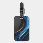 Midnight Waves Travel Bagagelabel (Voorkant verticaal)