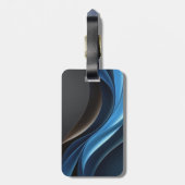 Midnight Waves Travel Bagagelabel (Achterkant verticaal)