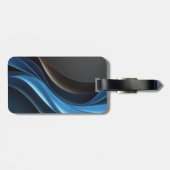 Midnight Waves Travel Bagagelabel (Achterkant horizontaal)