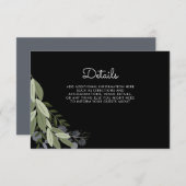 Midnight Wedding Springs details kaart (Voorkant / Achterkant)