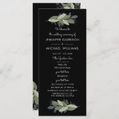 Midnight Wedding Springs Programma Programmakaart (Voorkant / Achterkant)