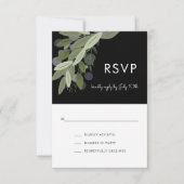 Midnight Wedding Springs, RSVP-kaart RSVP Kaartje (Voorkant)