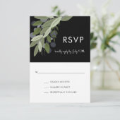 Midnight Wedding Springs, RSVP-kaart RSVP Kaartje (Staand voorkant)