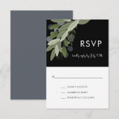 Midnight Wedding Springs, RSVP-kaart RSVP Kaartje (Voorkant / Achterkant)