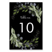 Midnight Wedding Springs Tafel No. Kaart (Achterkant)