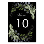 Midnight Wedding Springs Tafel No. Kaart (Voorkant)