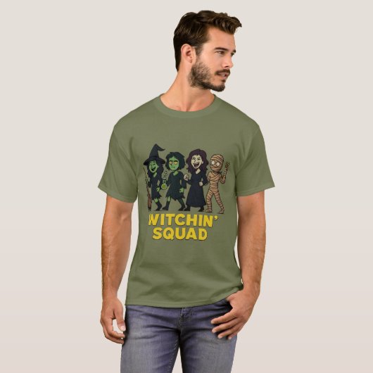 Midnight Witch Squad T-shirt (Voorkant volledig)