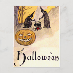 Midnight Witching ( Halloween Kaart) Briefkaart