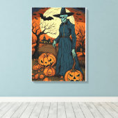 Midnight Witch's Dance Canvas Afdruk (Insitu (Houten vloer))