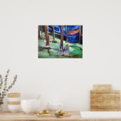 Midnight Woodland Fairy Poster (Keuken)