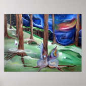 Midnight Woodland Fairy Poster (Voorkant)