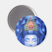 Midnight Zen Meditation Kuan Yin Magneet (Voorkant / Achterkant)