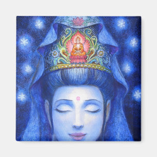 Midnight Zen Meditation Kuan Yin Magneet