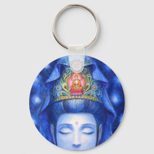 Midnight Zen Meditation Kuan Yin Sleutelhanger