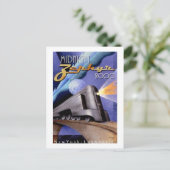 Midnight Zephyr Briefkaart (Staand voorkant)