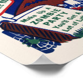 Midnight Zombie Jamboree Spook Show Poster (Hoek)