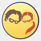 MidnightSQL Hero Logo - Stickers (Voorkant)