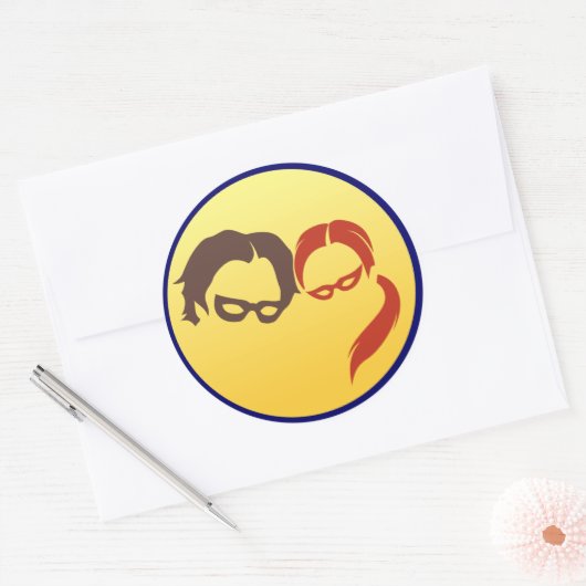 MidnightSQL Hero Logo - Stickers (Envelop)