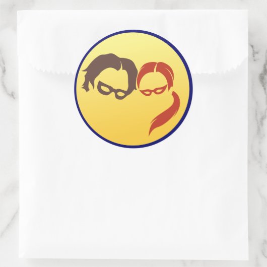 MidnightSQL Hero Logo - Stickers (Tas)