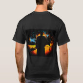 Midnite in het Pianotorium Mannen T-shirt (Achterkant)