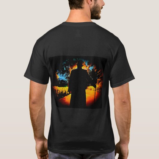 Midnite in het Pianotorium Mannen T-shirt (Achterkant)