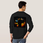 Midnite in het Pianotorium Mannen T-shirt (Achterkant volledig)