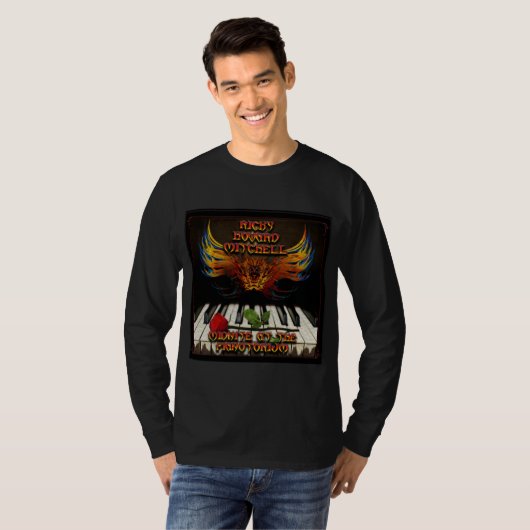 Midnite in het Pianotorium Mannen T-shirt (Voorkant volledig)